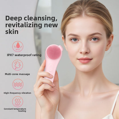 Rechargeable Silicone Facial Cleansing Device