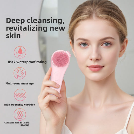 Rechargeable Silicone Facial Cleansing Device
