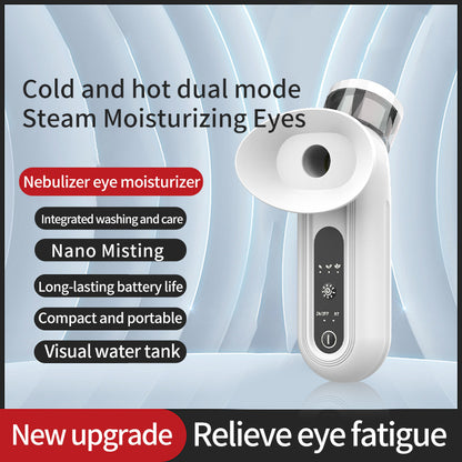 Rechargeable Hot Cold Compress Eye Moisturizer with Nano Spray