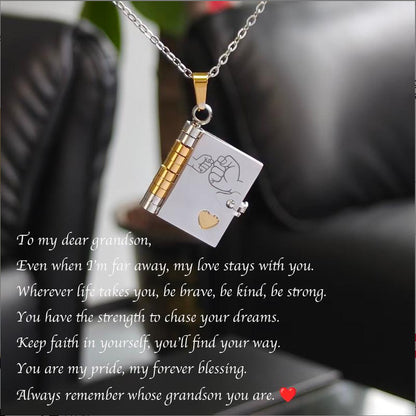 Engravable Heart Geometric Titanium Steel Necklace