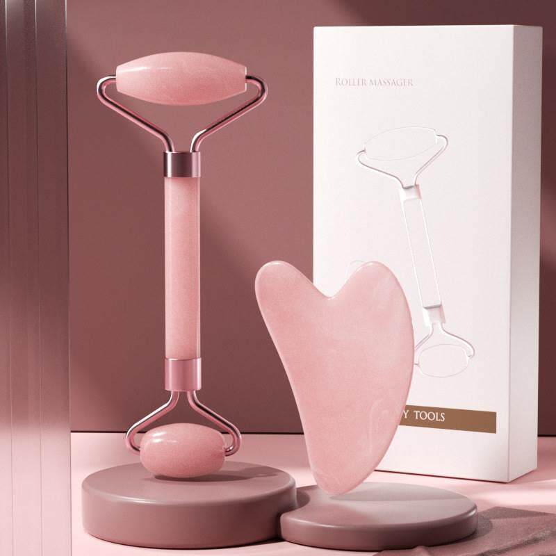 Pink Crystal Roller Massager