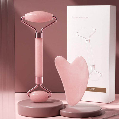 Pink Crystal Roller Massager