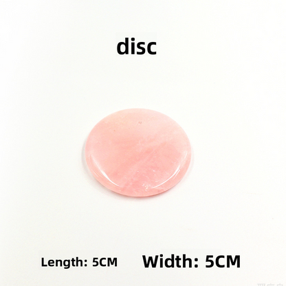 Rose Quartz Jade Facial Body Massage Scraping Stones