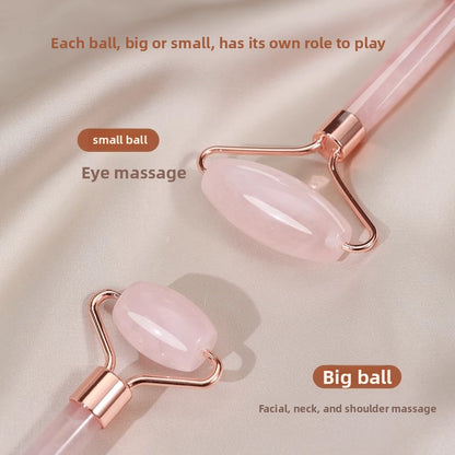 Pink Crystal Roller Massager